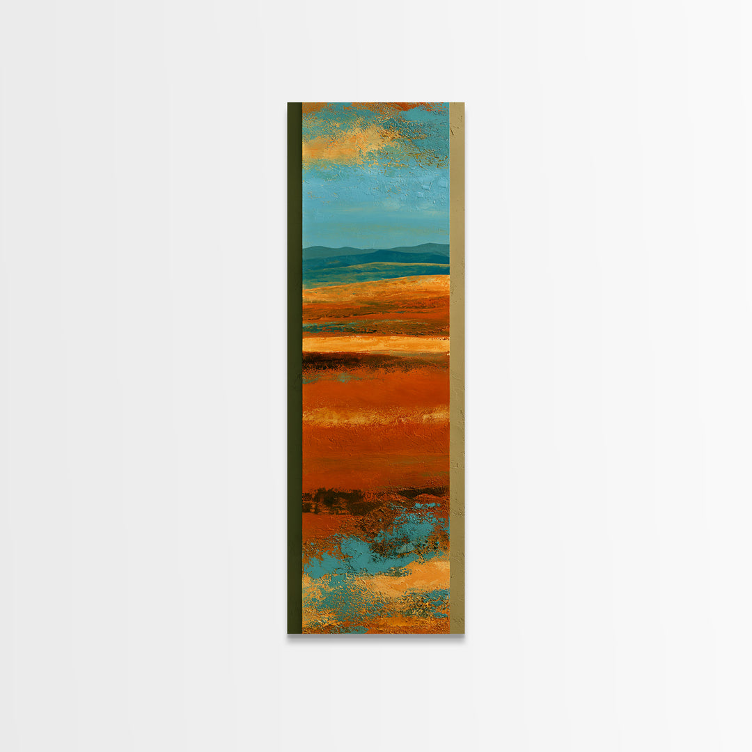 Ancient Desert Petroglyph Design Canvas Print, Desert Art, Home Decor, Southwestern Decor, Fine Art, Desert, Printable Art, DES-1x3-9