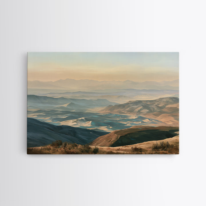 Wind Carved Dune Patterns from Above Framed Canvas Print, Desert Art, Abstract Wall Art, Southwestern Decor, Fine Art, Desert, DES-3x2-96