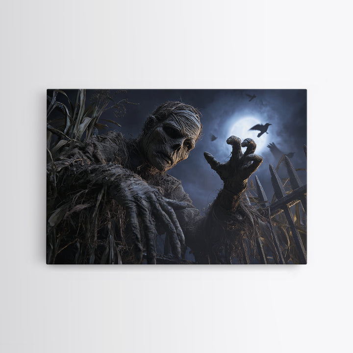 The Bog Mummy, Landscape Wall Art, Spooky Home Decor, Canvas Print, Halloween Wall Decor, Gothic Home Decor, Horror Wall Art