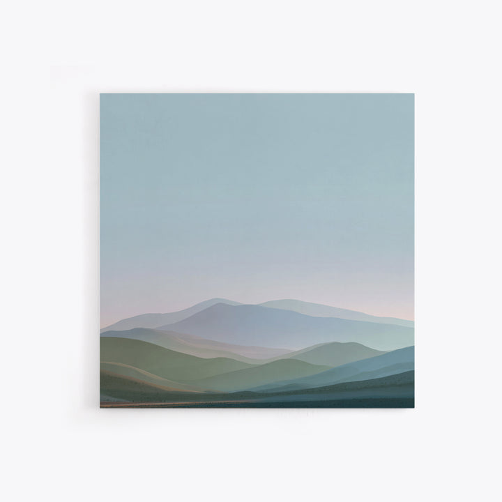Soft Gradient Sunrise Canvas Print, Dental Office Art, Digital Print, Office Decor, Fine Art, Calm, Medical Office Decor, DOA-1x1-20
