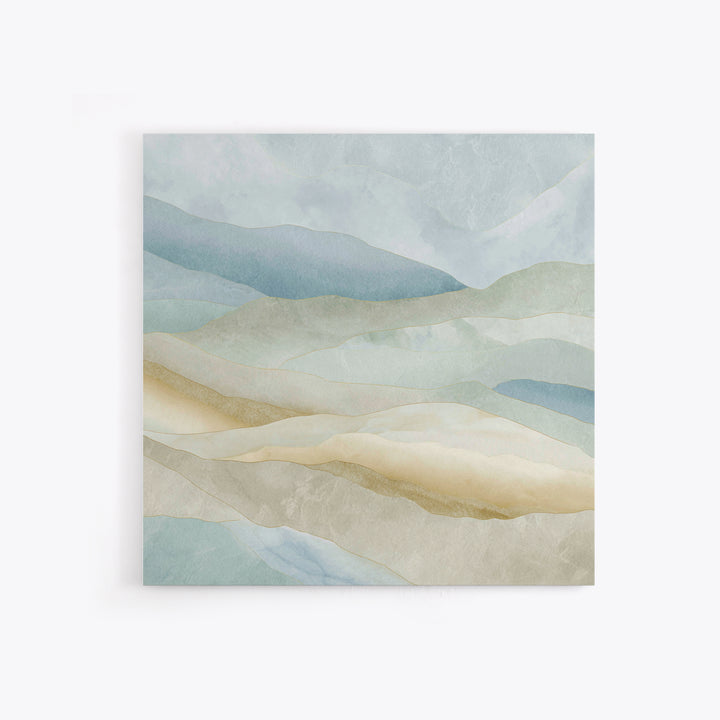 Clean Marble Texture Framed Canvas Print, Dental Office Art, Dentistry Art, Office Decor, Watercolor Art, Calm, Fine Art Print, DOA-1x1-24