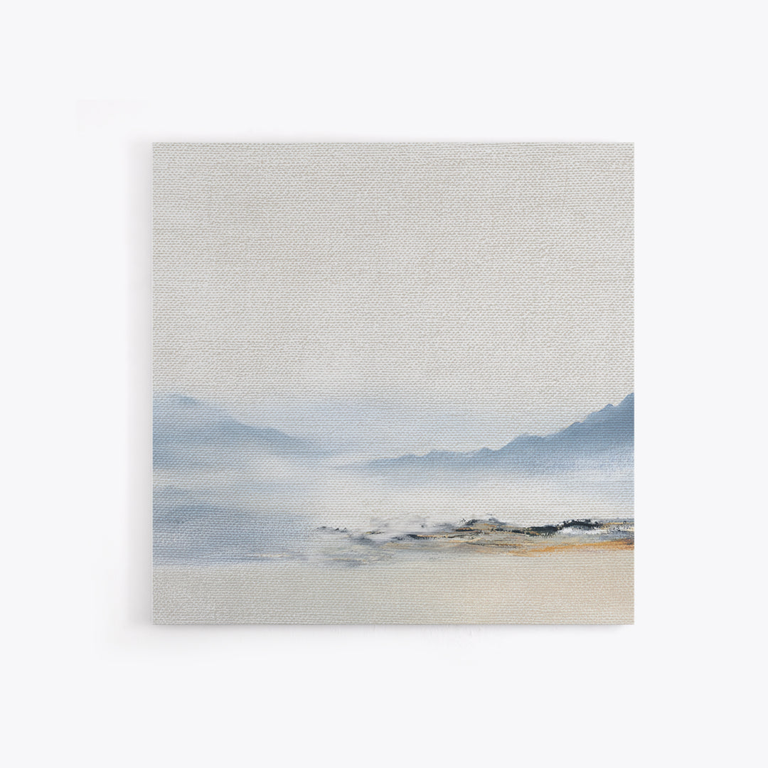 Gentle Mountain Landscape Framed Canvas Print, Dental Office Art, Unique Wall Art, Office Decor, Calm, Dental Assistant, DOA-1x1-28