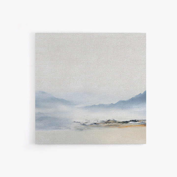 Gentle Mountain Landscape Framed Canvas Print, Dental Office Art, Unique Wall Art, Office Decor, Calm, Dental Assistant, DOA-1x1-28