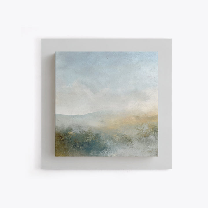 Soft Gradient Sunrise Framed Canvas Print, Dental Office Art, Motivational Poster, Office Decor, Fine Art, Calm, Dentistry Art, DOA-1x1-44