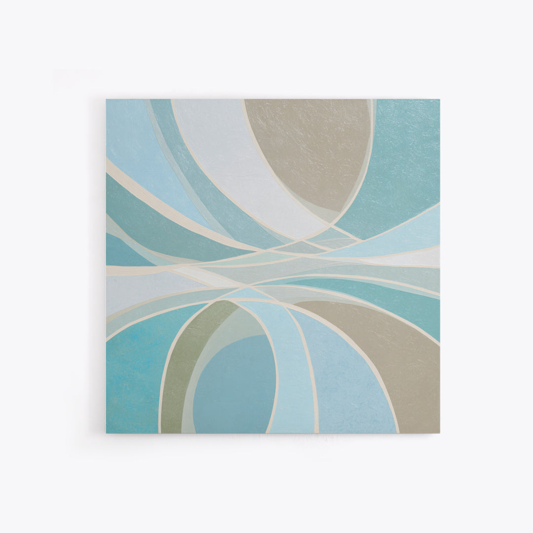 Minimal Smile Curve Abstract Canvas Print, Dental Office Art, Medical Art, Office Decor, Abstract Art, Calm, Medical Office Art, DOA-1x1-5