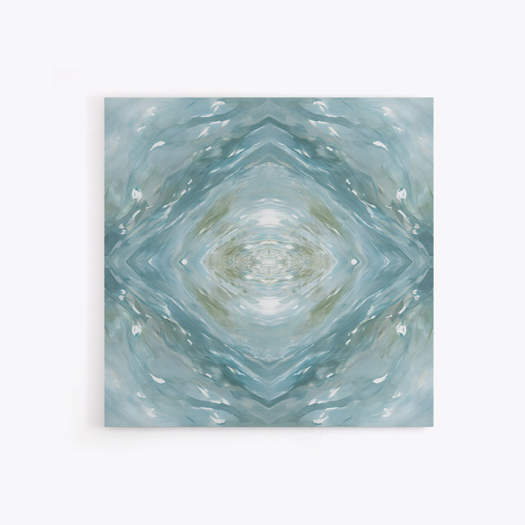 Abstract Water Ripple Pattern Framed Canvas Print, Dental Office Art, Medical Decor, Office Decor, Fine Art, Calm, Home Decor, DOA-1x1-61