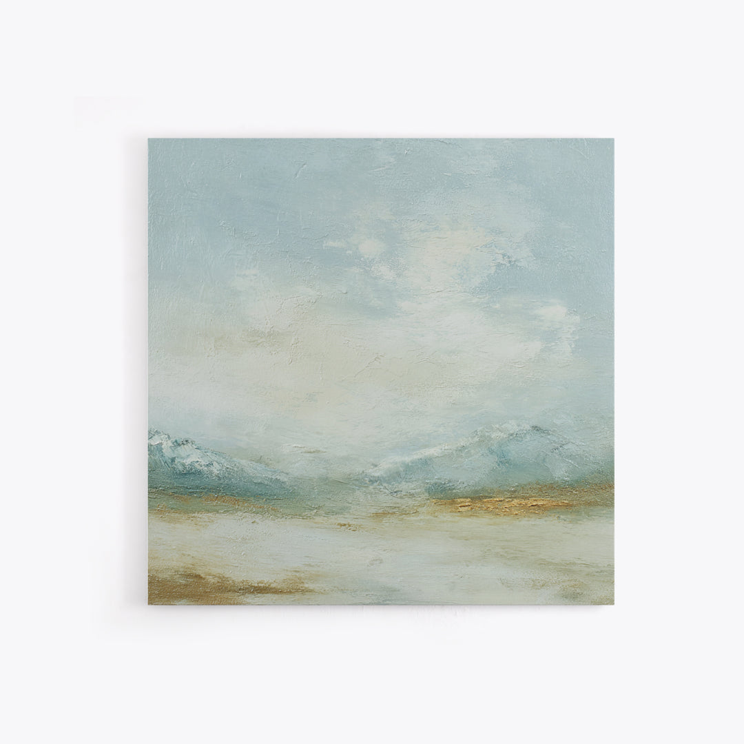 Gentle Mountain Landscape Canvas Print, Dental Office Art, Dental Hygienist, Office Decor, Fine Art, Calm, Statement Artwork, DOA-1x1-76