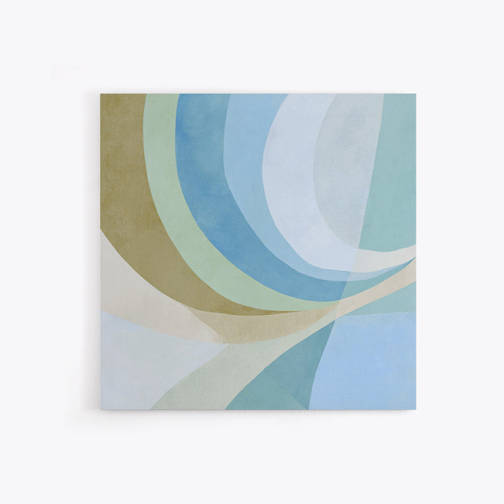 Minimal Smile Curve Abstract Canvas Print, Dental Office Art, Office Decor, Fine Art, Calm, Art Print, Room Decor, DOA-1x1-77