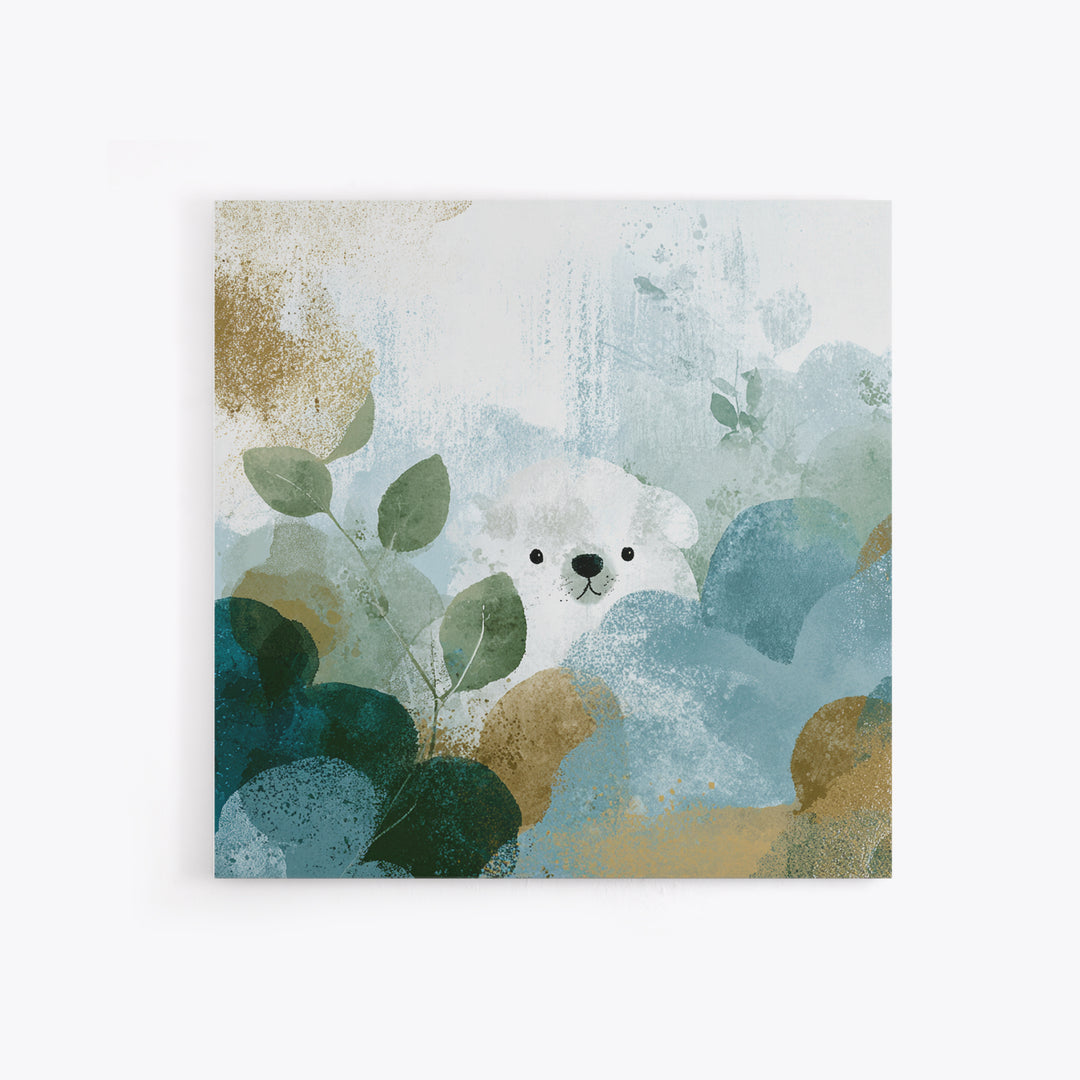 Cheerful Animal Dentist Themed Character Without Text Canvas Print, Dental Office Art, Office Decor, Fine Art, Calm, Art Print, DOA-1x1-98