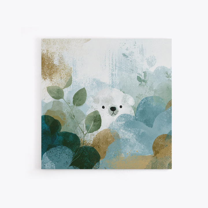 Cheerful Animal Dentist Themed Character Without Text Canvas Print, Dental Office Art, Office Decor, Fine Art, Calm, Art Print, DOA-1x1-98