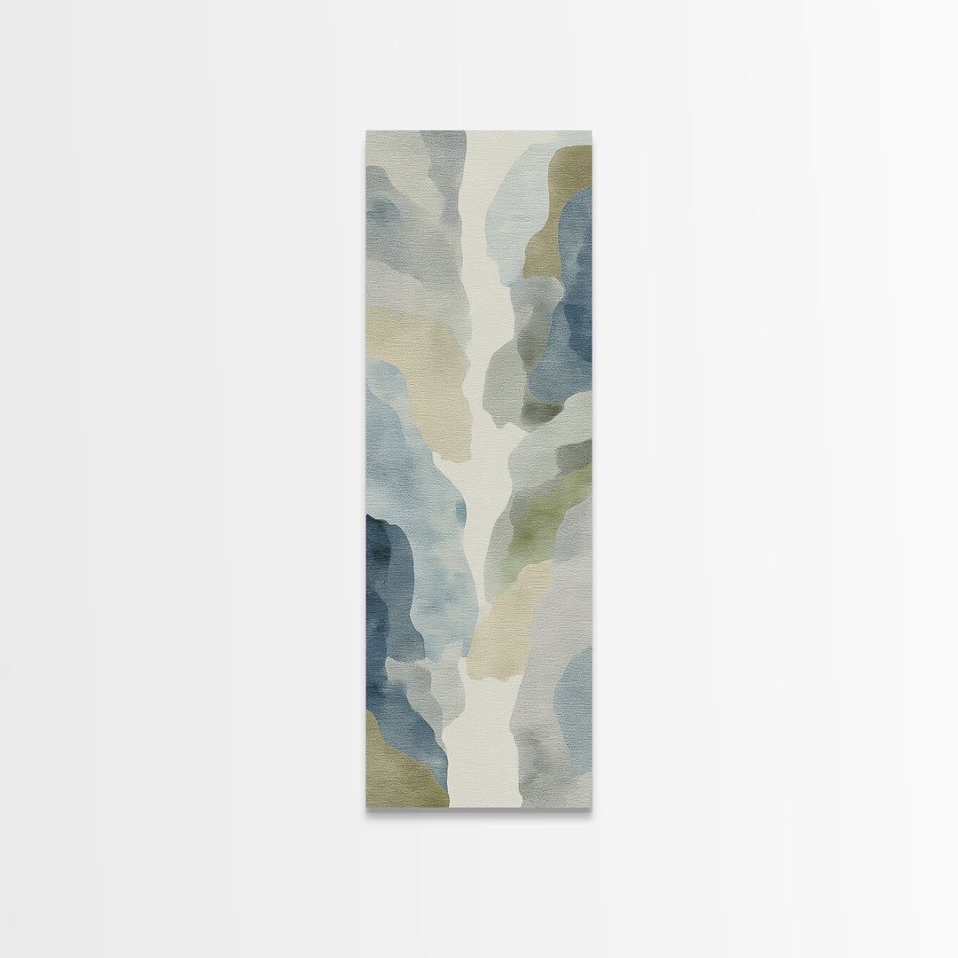 Minimal Line Faces Canvas Print, Dental Office Art, Poster, Office Decor, Fine Art, Calm, Dental Art, Digital Artwork, DOA-1x3-100