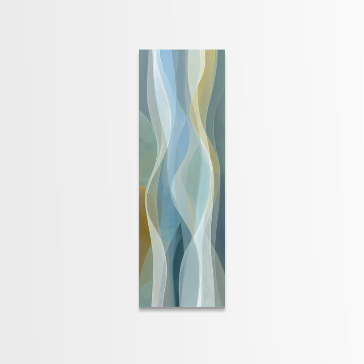 Minimal Smile Curve Abstract Canvas Print, Dental Office Art, Office Decor, Fine Art, Calm, Art Print, Room Decor, DOA-1x3-17