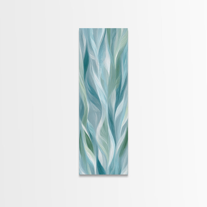 Abstract Water Ripple Pattern Canvas Print, Dental Office Art, Dental Office Decor, Office Decor, Abstract Art, Calm, DOA-1x3-49