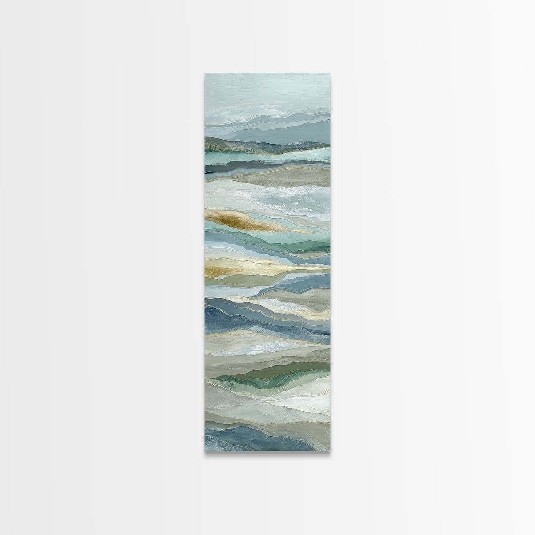 Clean Marble Texture Canvas Print, Dental Office Art, Gallery Decor, Office Decor, Abstract Art, Calm, Minimalist Decor, DOA-1x3-60