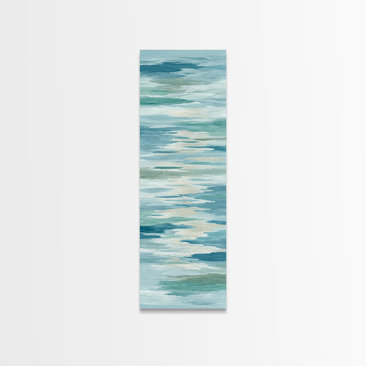 Abstract Water Ripple Pattern Canvas Print, Dental Office Art, Fine Art Print, Office Decor, Fine Art, Calm, Printable Wall Art, DOA-1x3-73