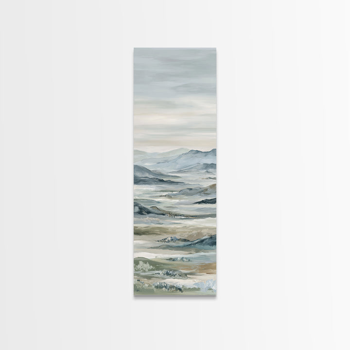 Soft Gradient Sunrise Framed Canvas Print, Dental Office Art, Dental Assistant, Office Decor, Fine Art, Calm, Gallery Decor, DOA-1x3-8