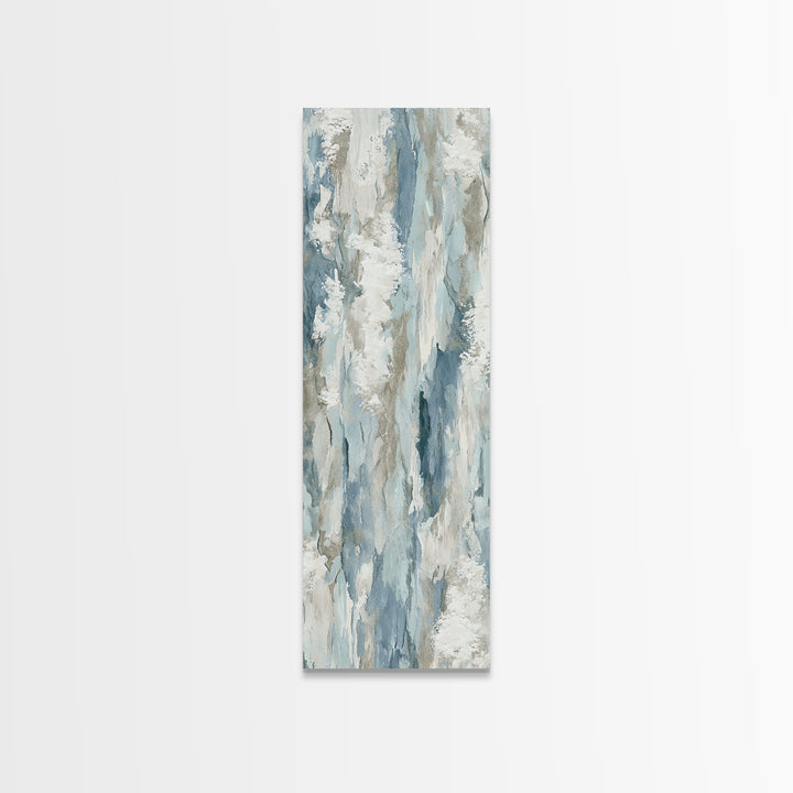 Clean Marble Texture Framed Canvas Print, Dental Office Art, Boho Decor, Office Decor, Fine Art, Calm, Digital Print, DOA-1x3-84