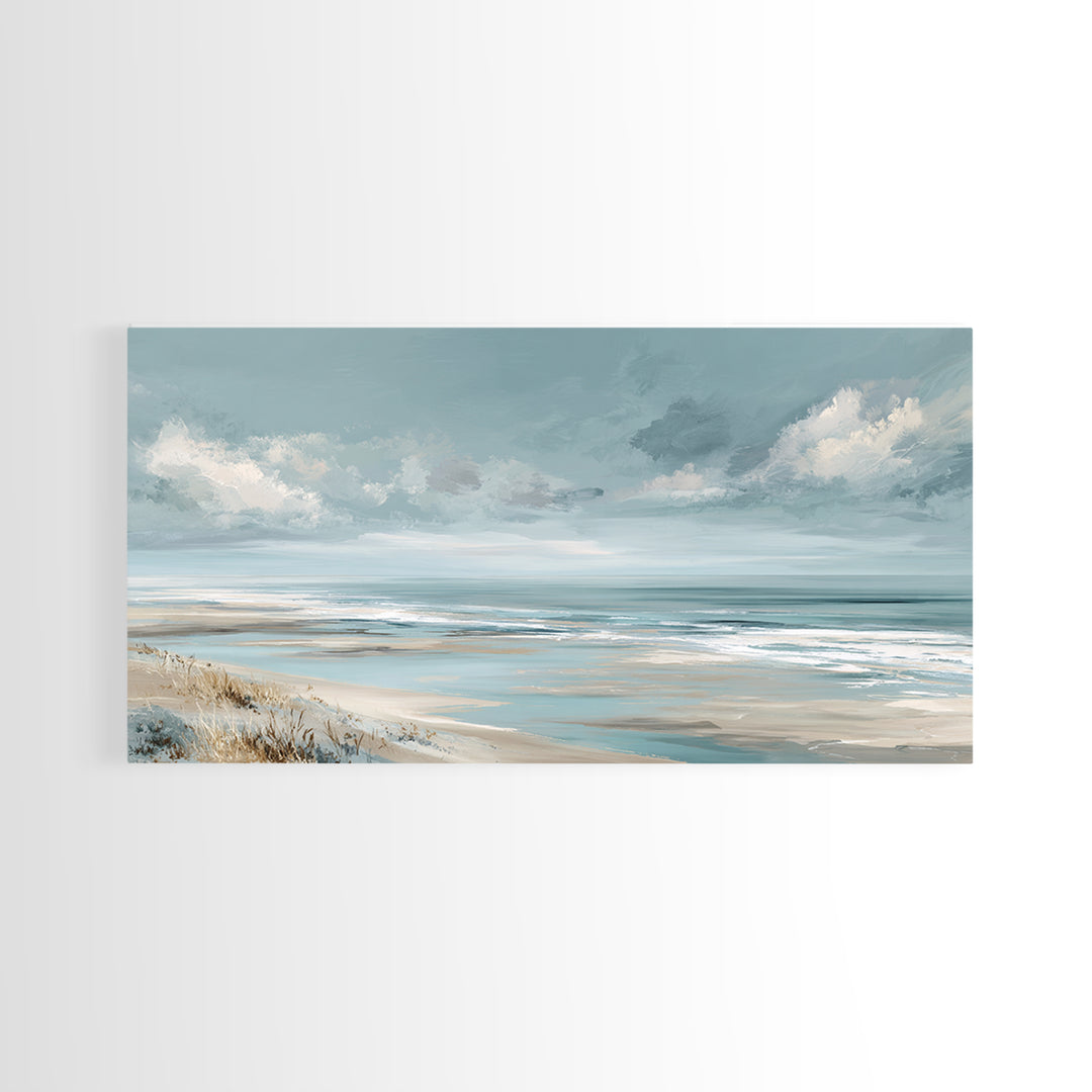 Quiet Coastal Dunes Framed Canvas Print, Dental Office Art, Dentist Art, Office Decor, Fine Art, Calm, Luxury Decor, Art Print, DOA-2x1-18