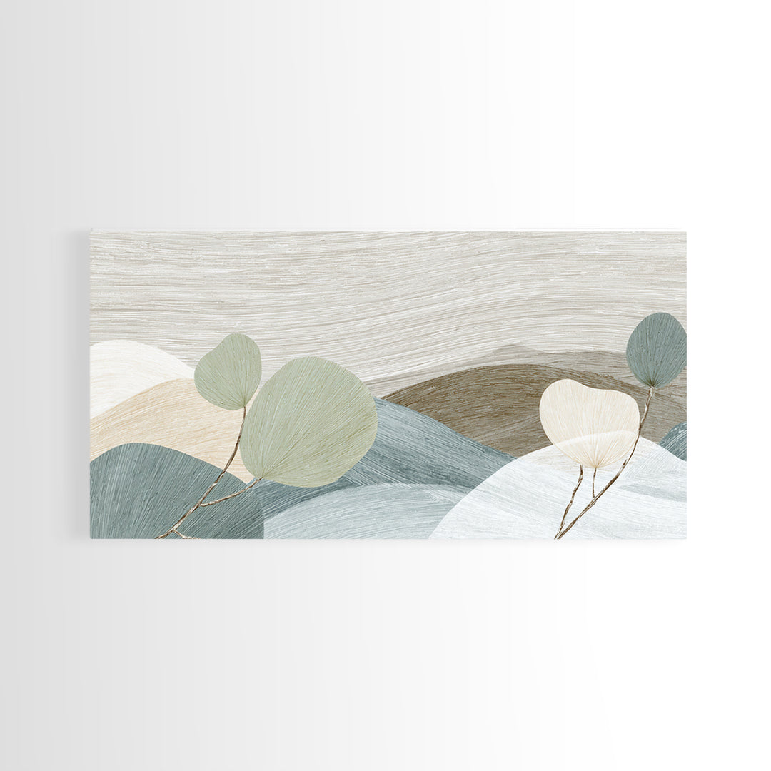 Minimal Line Faces Canvas Print, Dental Office Art, Minimalist Decor, Office Decor, Fine Art, Calm, Motivational Poster, DOA-2x1-36