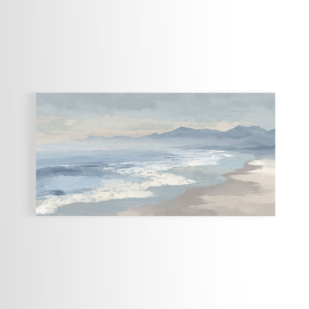 Quiet Coastal Dunes Framed Canvas Print, Dental Office Art, Dentist Art, Office Decor, Fine Art, Calm, Luxury Decor, Art Print, DOA-2x1-42