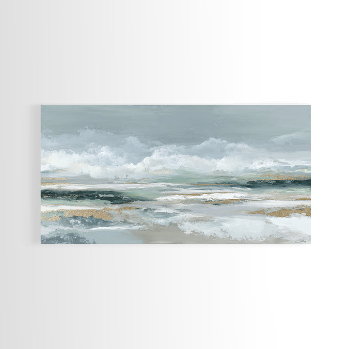 Clean Marble Texture Canvas Print, Dental Office Art, Office Decor, Abstract Art, Calm, Unique Wall Art, Minimalist Wall Art, DOA-2x1-44