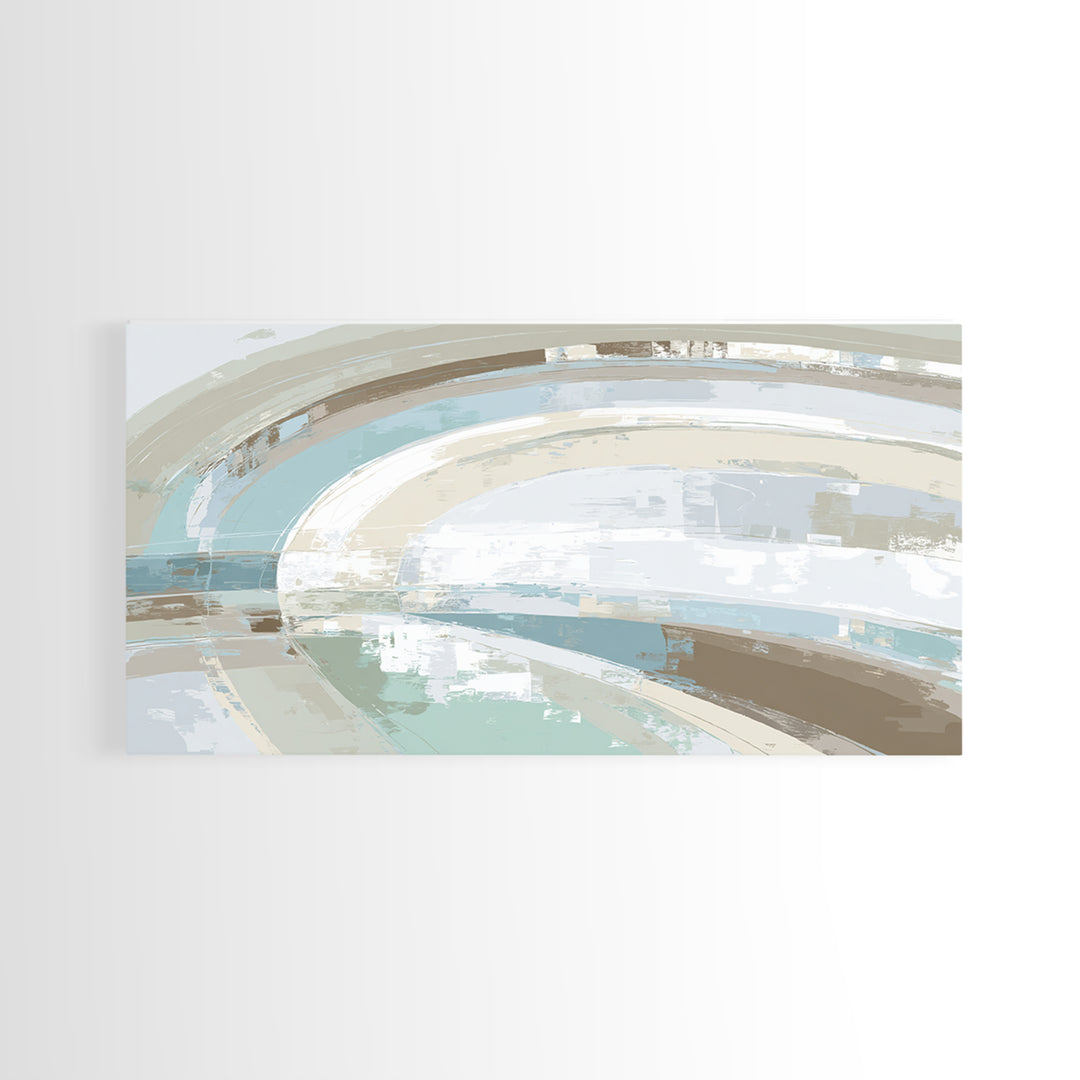 Minimal Smile Curve Abstract Canvas Print, Dental Office Art, Luxury Decor, Office Decor, Abstract Art, Calm, Office Wall Art, DOA-2x1-49