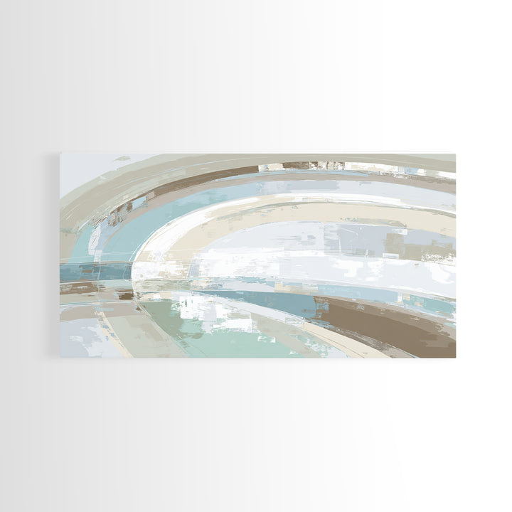 Minimal Smile Curve Abstract Canvas Print, Dental Office Art, Luxury Decor, Office Decor, Abstract Art, Calm, Office Wall Art, DOA-2x1-49