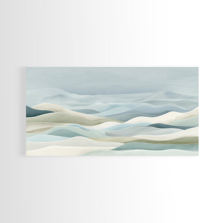 Clean Geometric Art Canvas Print, Dental Office Art, Decor, Office Decor, Abstract Art, Calm, Digital Artwork, Dental Hygiene, DOA-2x1-52