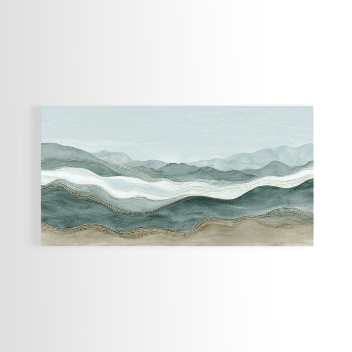 Minimal Line Faces Framed Canvas Print, Dental Office Art, Office Decor, Fine Art, Calm, Medical Art, Medical Office Decor, DOA-2x1-60