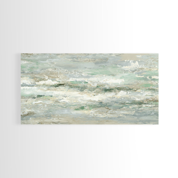 Clean Marble Texture Framed Canvas Print, Dental Office Art, Dental Wall Art, Office Decor, Oil Painting, Calm, DOA-2x1-92