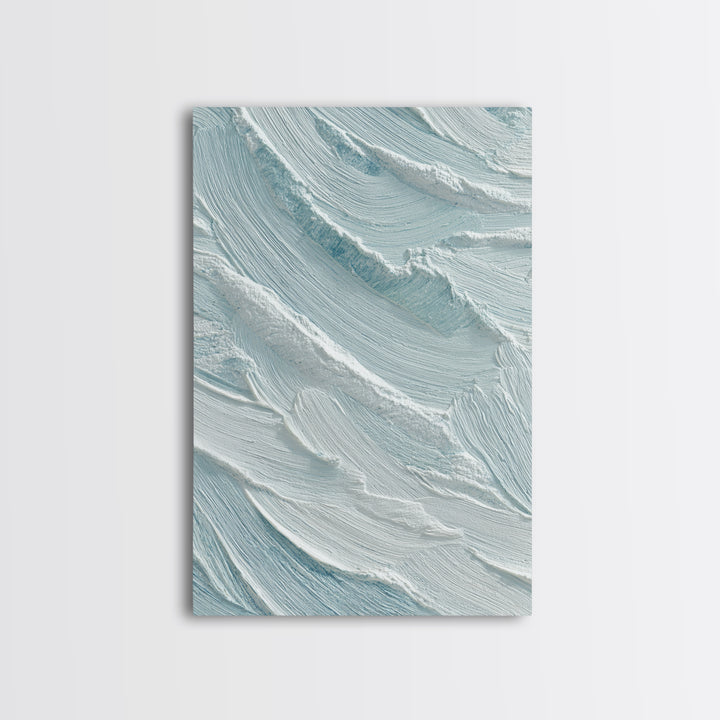 Abstract Water Ripple Pattern Framed Canvas Print, Dental Office Art, Medical Office Art, Office Decor, Fine Art, Calm, DOA-2x3-21