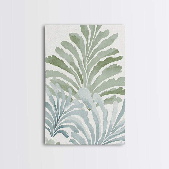 Botanical Fern Study Canvas Print, Dental Office Art, Dental Office Decor, Office Decor, Fine Art, Calm, Science Art, DOA-2x3-27