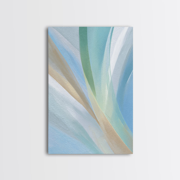 Simple Rainbow Pastel Shapes for Children Canvas Print, Dental Office Art, Gallery Decor, Office Decor, Abstract Art, Calm, DOA-2x3-29