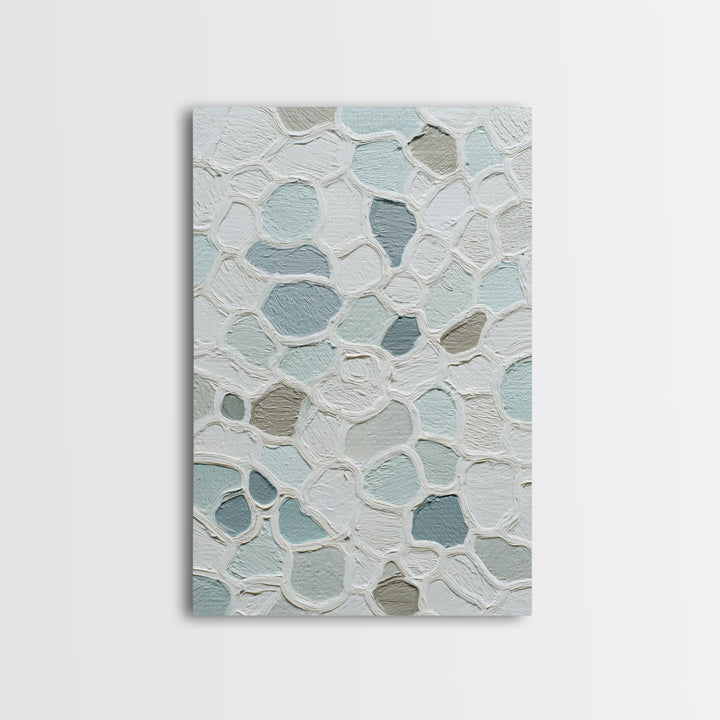 Clean Geometric Art Canvas Print, Dental Office Art, Medical Art, Office Decor, Abstract Art, Calm, Medical Office Art, DOA-2x3-40