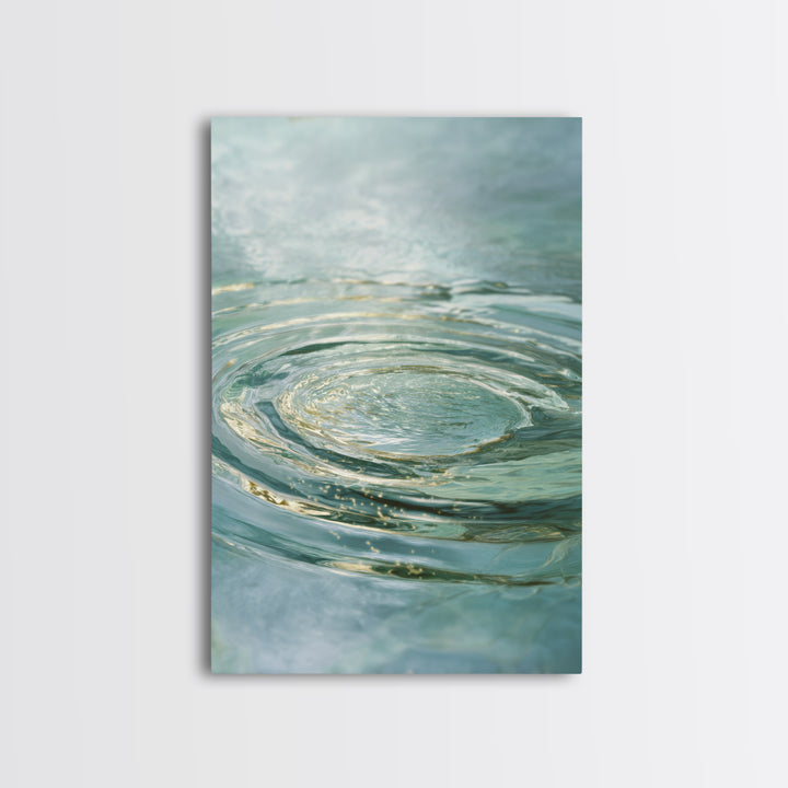 Abstract Water Ripple Pattern Canvas Print, Dental Office Art, Fine Art Print, Office Decor, Fine Art, Calm, Printable Wall Art, DOA-2x3-45
