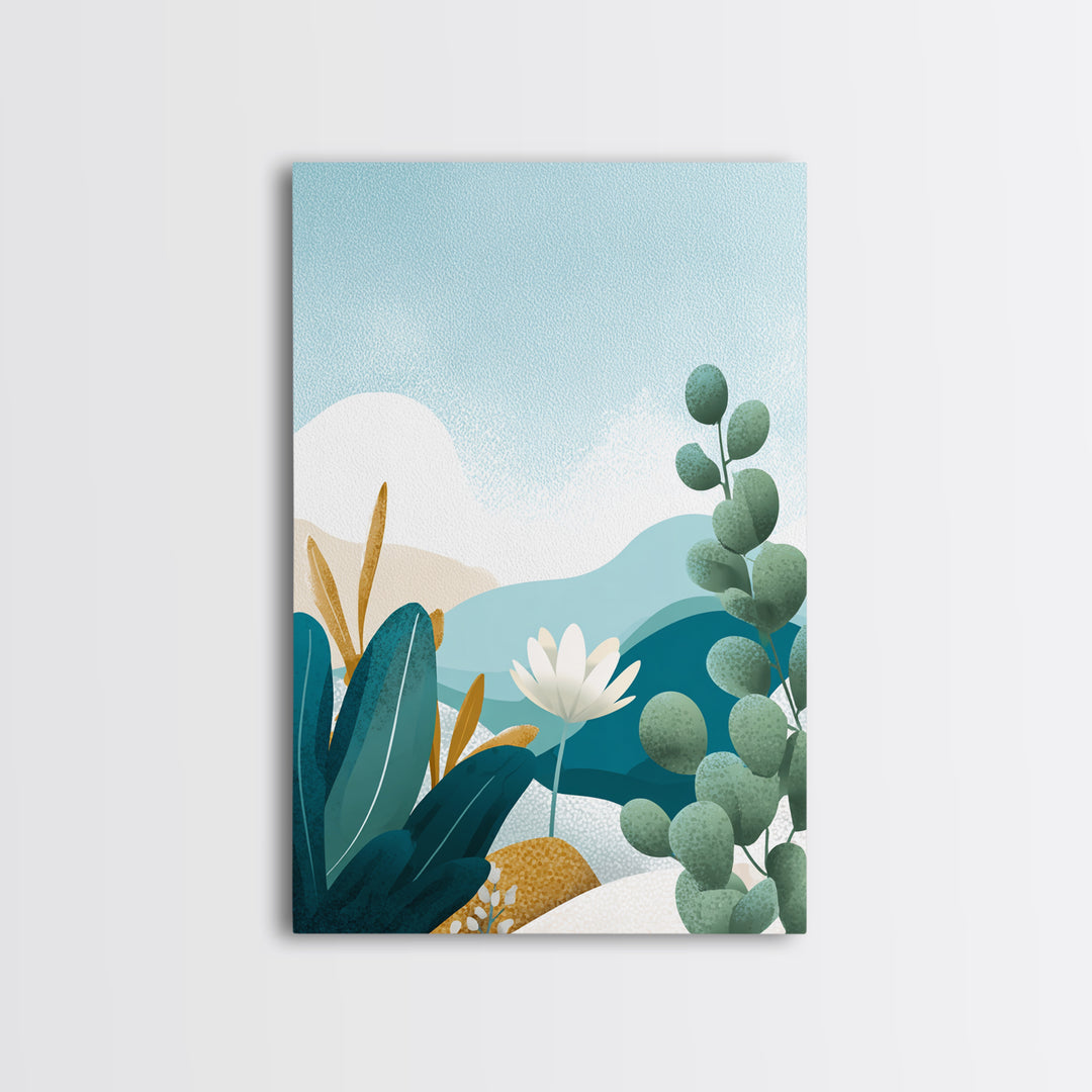 Cheerful Animal Dentist Themed Character Without Text Canvas Print, Dental Office Art, Luxury Decor, Office Decor, Calm, DOA-2x3-58