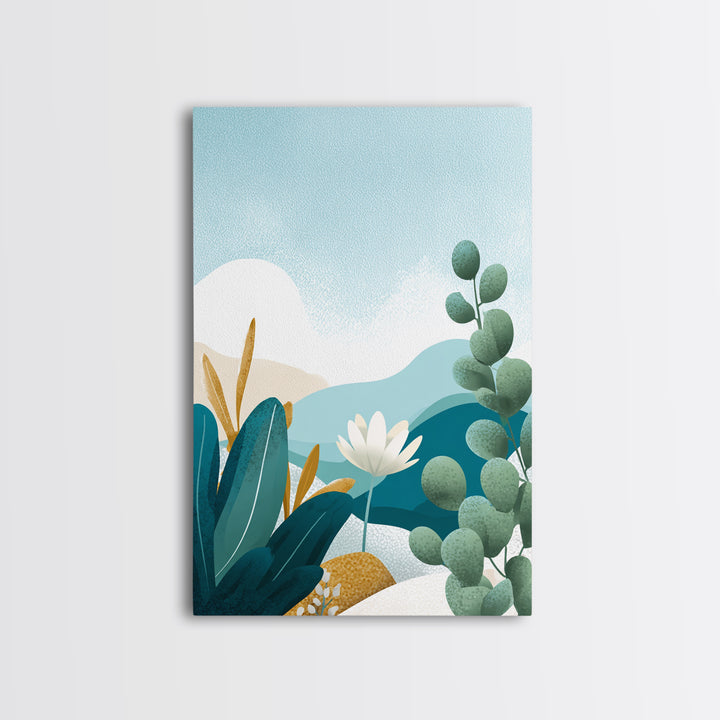 Cheerful Animal Dentist Themed Character Without Text Canvas Print, Dental Office Art, Luxury Decor, Office Decor, Calm, DOA-2x3-58