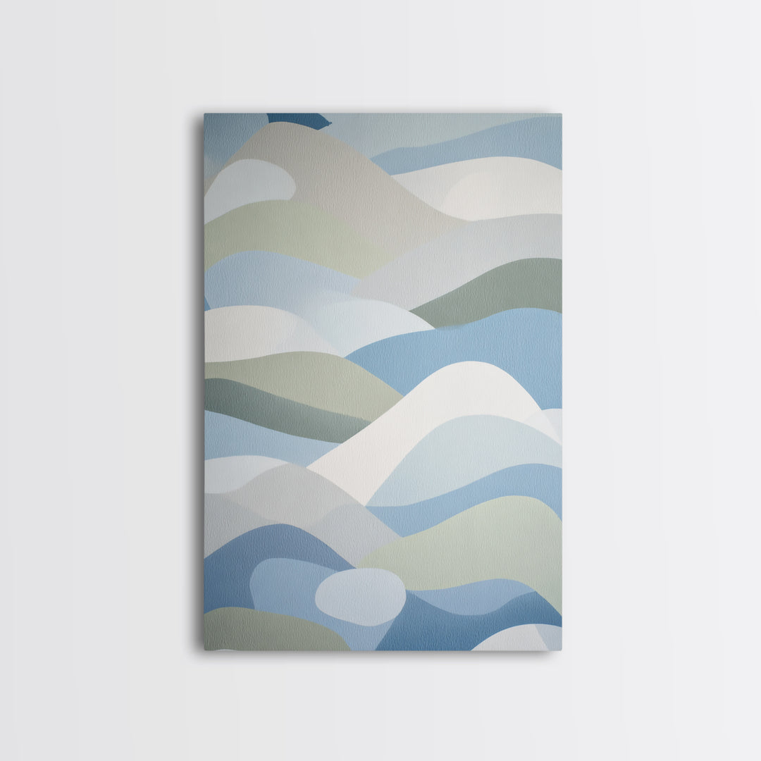 Playful Tooth Shaped Character Canvas Print, Dental Office Art, Art Print, Office Decor, Fine Art, Calm, Unique Wall Art, DOA-2x3-62
