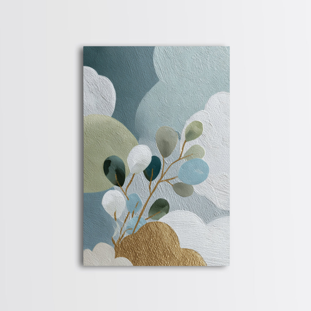 Playful Tooth Shaped Character Canvas Print, Dental Office Art, Art Print, Office Decor, Fine Art, Calm, Unique Wall Art, DOA-2x3-86