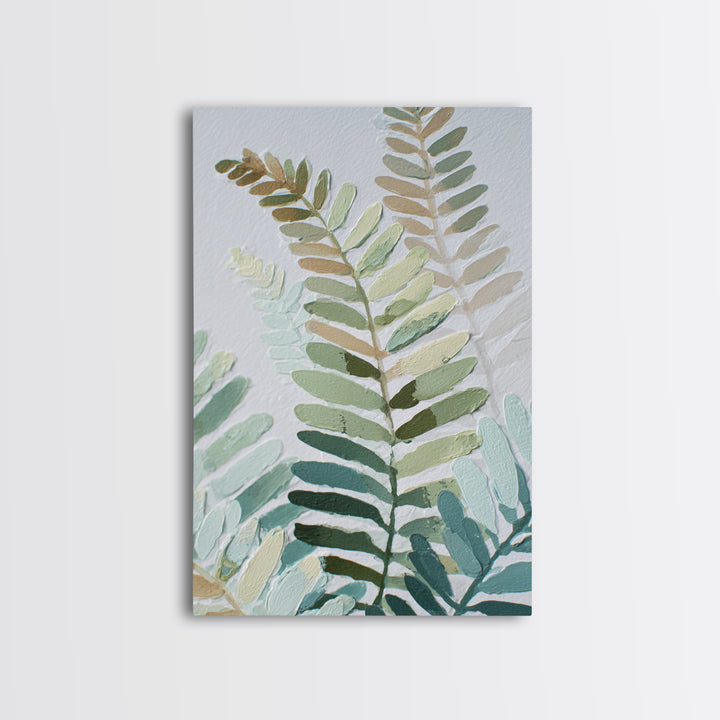 Botanical Fern Study Canvas Print, Dental Office Art, Fine Art Print, Office Decor, Watercolor Art, Calm, Printable Wall Art, DOA-2x3-99