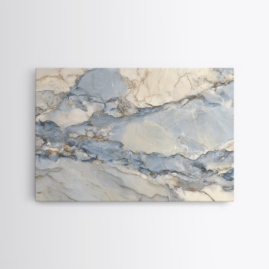 Clean Marble Texture Framed Canvas Print, Dental Office Art, Boho Decor, Office Decor, Fine Art, Calm, Digital Print, DOA-3x2-28
