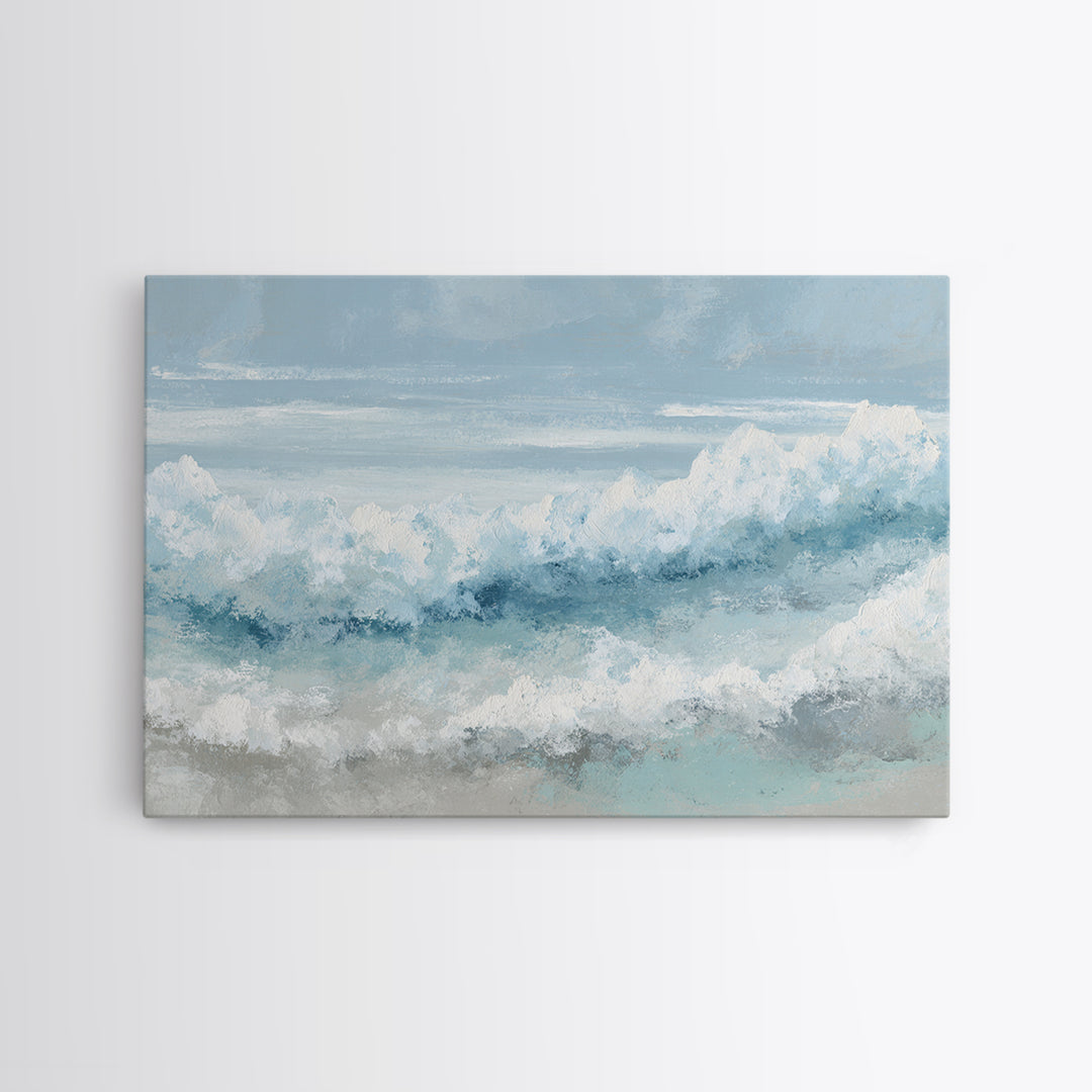 Calming Abstract Ocean Waves Canvas Print, Dental Office Art, Dental, Office Decor, Fine Art, Calm, Tooth Art, Dentistry Art, DOA-3x2-53
