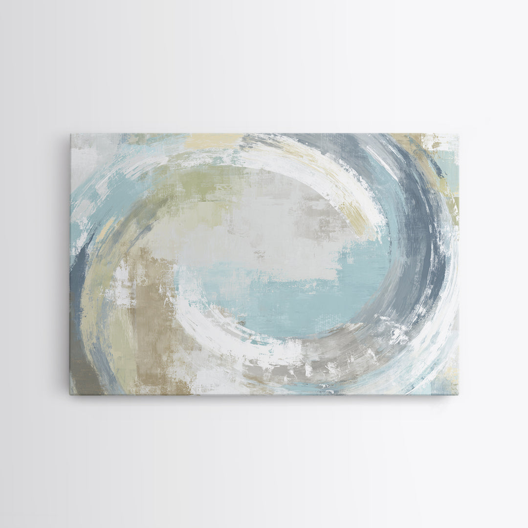 Minimal Smile Curve Abstract Framed Canvas Print, Dental Office Art, Motivational Poster, Office Decor, Abstract Art, Calm, DOA-3x2-81