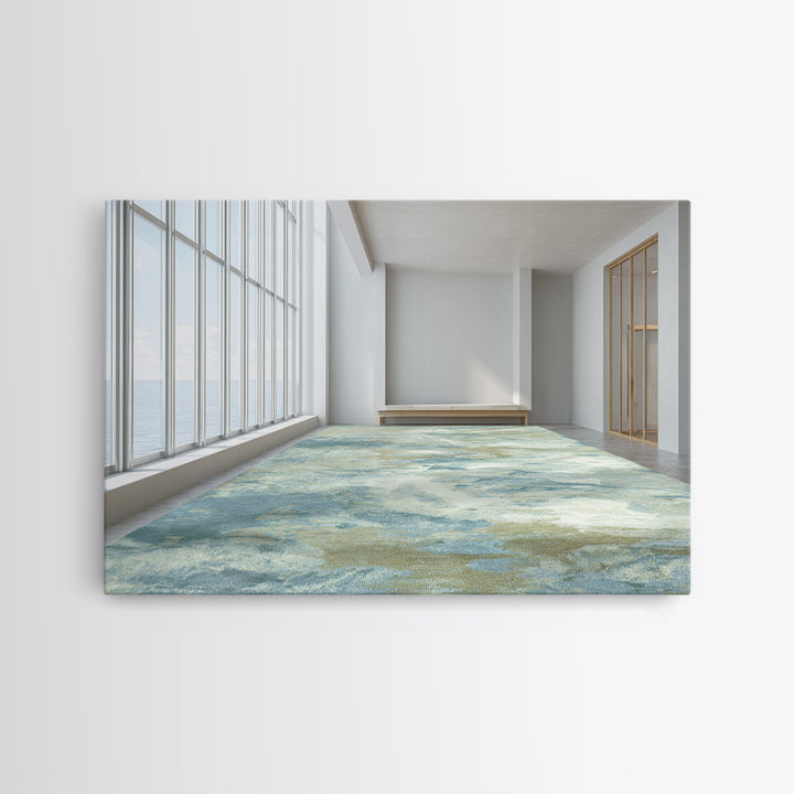 Abstract Water Ripple Pattern Canvas Print, Dental Office Art, Dental Office Decor, Office Decor, Fine Art, Calm, Science Art, DOA-3x2-89