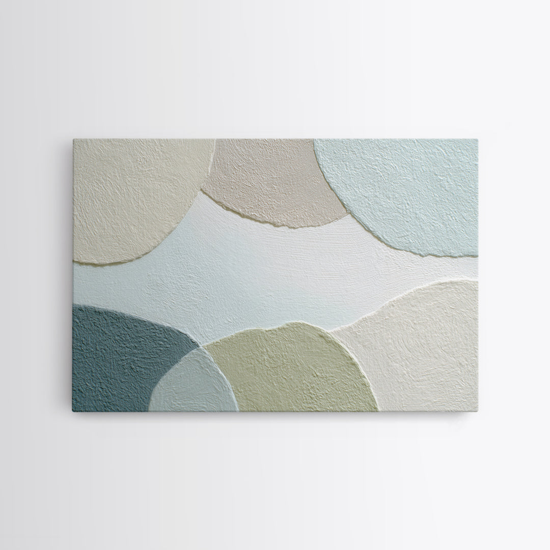 Minimal Smile Curve Abstract Framed Canvas Print, Dental Office Art, Contemporary Art, Office Decor, Calm, Dental Wall Art, DOA-3x2-9