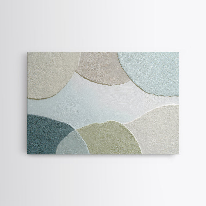 Minimal Smile Curve Abstract Framed Canvas Print, Dental Office Art, Contemporary Art, Office Decor, Calm, Dental Wall Art, DOA-3x2-9