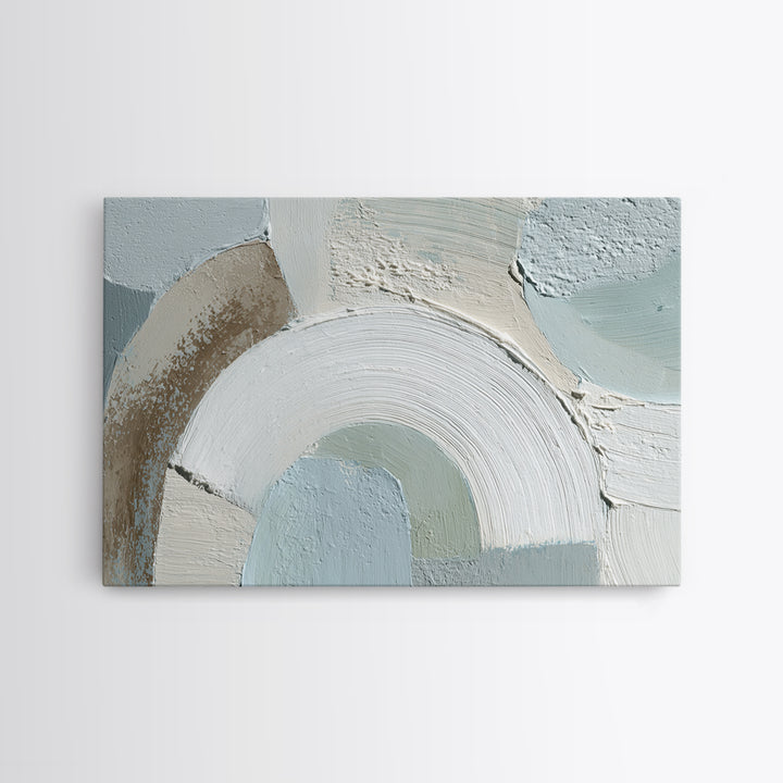 Light Scandinavian Abstract Arches Canvas Print, Dental Office Art, Dental Art, Office Decor, Fine Art, Calm, Dental Gift, DOA-3x2-93