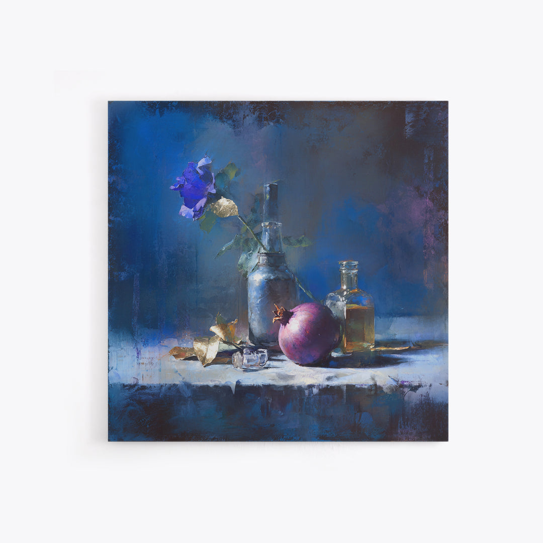 Coffee and Pastry Scene for Breakfast Nook Framed Canvas Print, Dining Room Art, Kitchen Wall Decor, Dining Room Decor, Dining, DRA-1x1-38