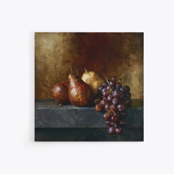 Classical Fruit Still Life Canvas Print, Dining Room Art, Kitchen Prints, Dining Room Decor, Fine Art, Dining, Art Print, DRA-1x1-49