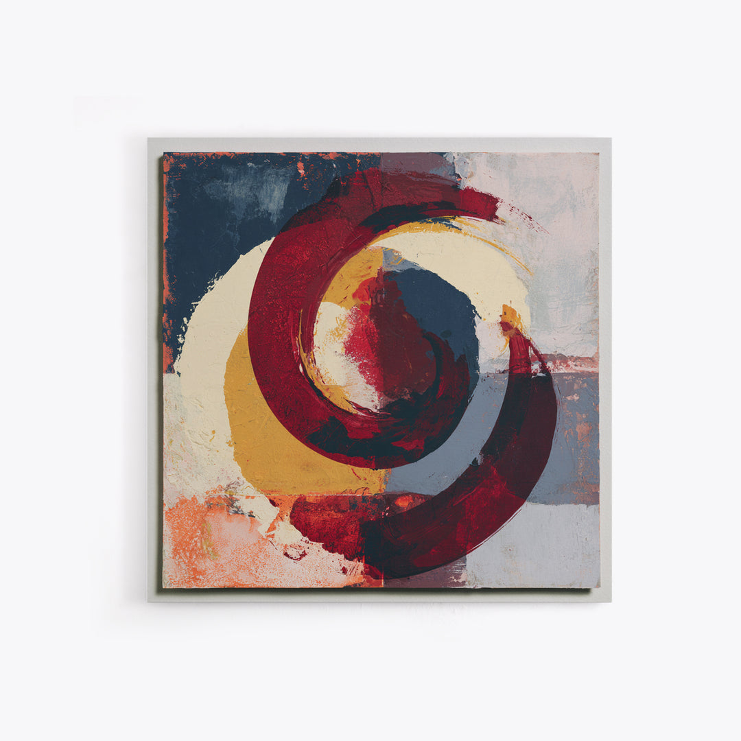 Abstract Red Wine Swirl Framed Canvas Print, Dining Room Art, Modern Wall Art, Dining Room Decor, Dining, Gallery Decor, DRA-1x1-66